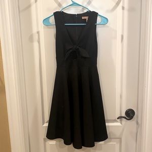 Anthropologie ribbed black dress, US size 0/2